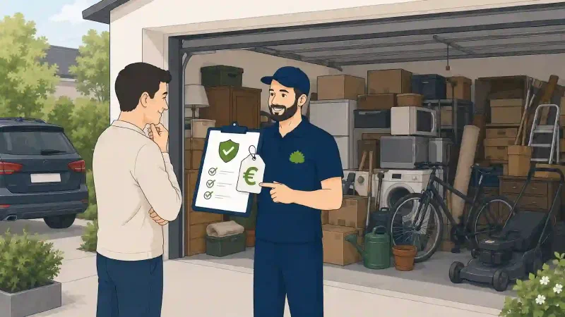 Garage entrümpeln zum Festpreis
