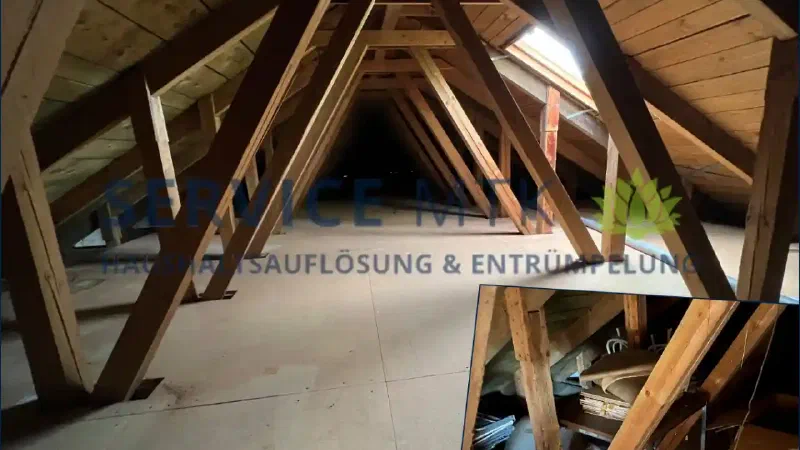 Dachboden entrümpeln lassen